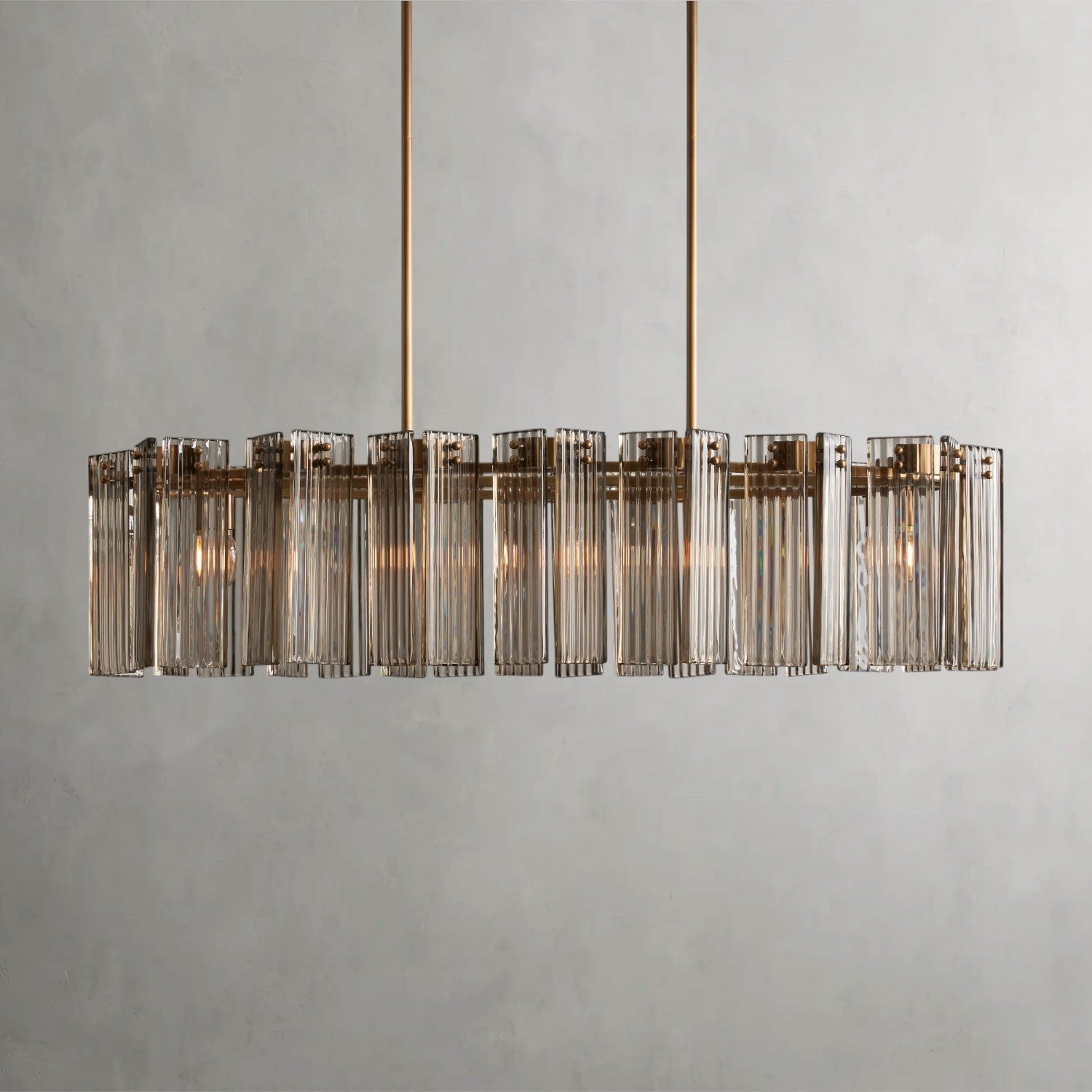 Delsie Oval Chandelier 51", 63", 72"